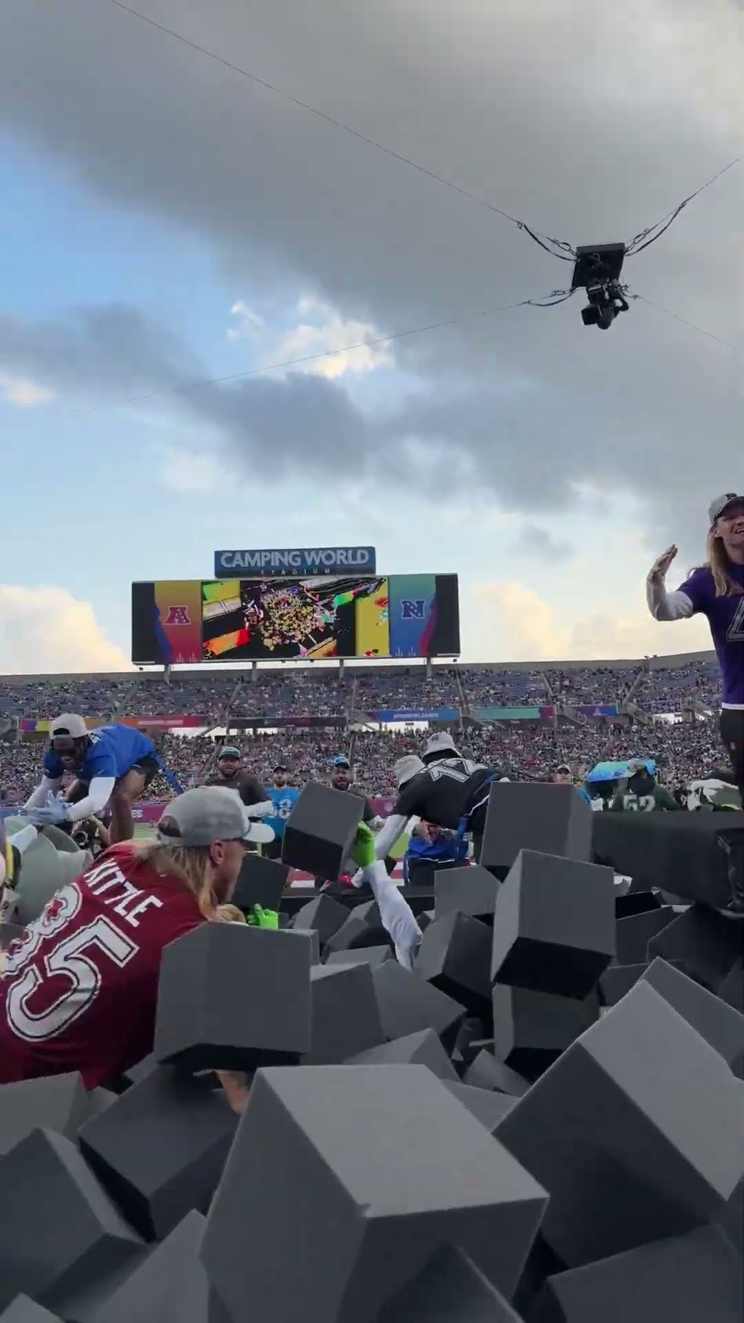 Celebrating Byron Murphy's Pick Six at the Pro Bowl ?